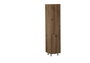 Hanah Home Armario Baño Nogal Melamina 18mm 35x154.8x31.9 cm Montaje Pared